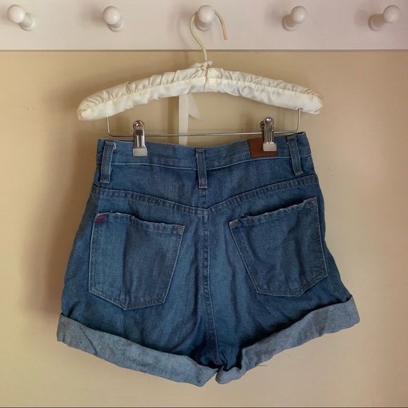 BDG Highwaisted Denim Mom Shorts - Picture 2 of 2